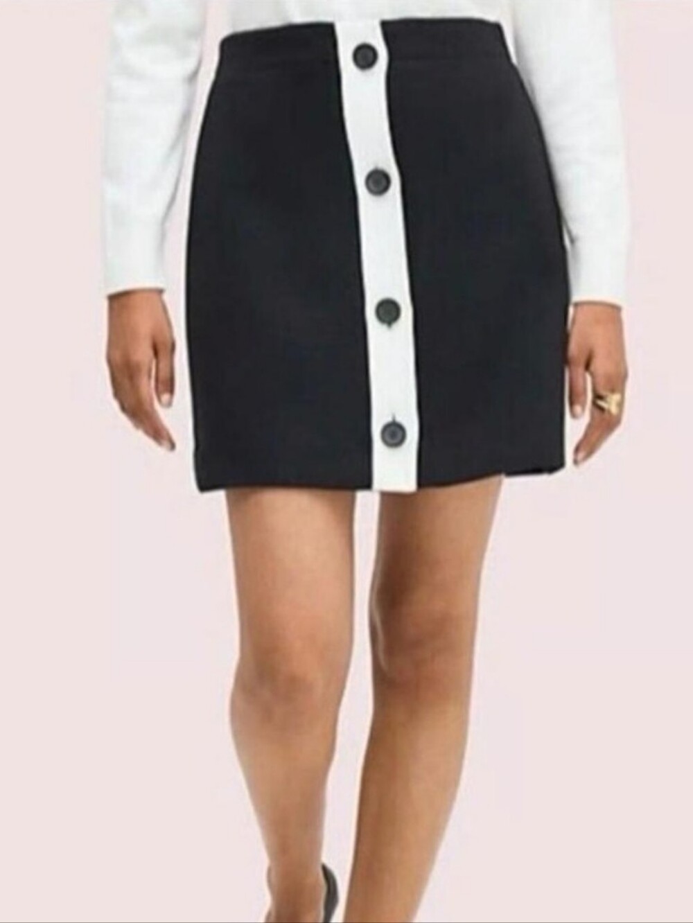 NWOT Kate Spade New York Mainline Colorblock Mini Skirt Size: 2